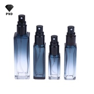 PND Gradient Blue Perfume Bottle 5ml 9ml 20ml Perfume  Bottle Empty Glass Atomizer Travel Cosmetic B