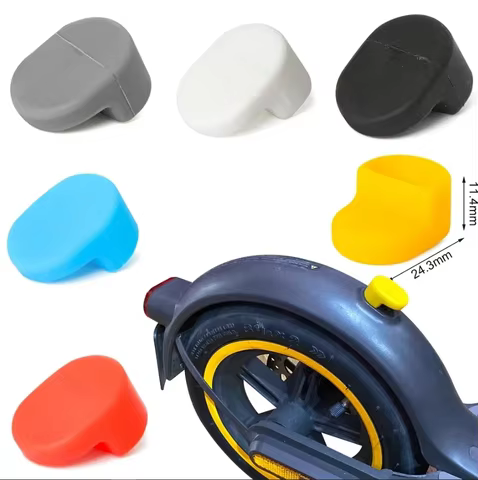 1Pc Electric Scooter Rear Fender Silicone Hook Protective Cover Sleeve Cap for Xiaomi M365 Pro Skate