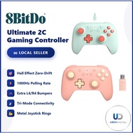 8BitDo Ultimate 2C Wireless/Wired Controller | Hall Effect Joysticks & Triggers | 1000Hz Polling Rat