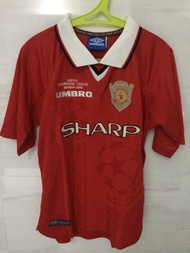 jersey manchester united MU home 1999-00 piala toyota corinthians