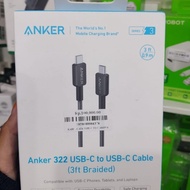 Cable Data Type C to C A81F5 3FT Braided Anker