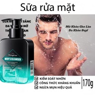 Sữa rửa mặt trắng da cho nam Nicor dưỡng ẩm kiểm soát dầu Sửa rửa mặt cho nam làm sạch sâu bụi bẩn c