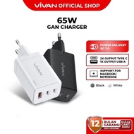 Vivan Power C65 65W Charger Head Adapter Original with Warranty