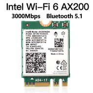 Card Mạng Wifi Không Dây Wifi 6 Băng Tần Kép Intel AX200 3000Mbps AX200NGW NGFF M.2 Bluetooth 5.1 2.