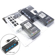 USB 2.0 Hub 4 Port with On/Off Switch Spport External 500GB Hdd