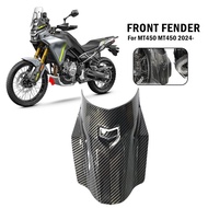 For CFMOTO 450MT MT450 CF 450 MT 2024 2025 Motorcycle Front Mudguard Fender Extender Carbon Look