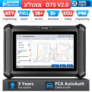 2026 XTOOL D7S AI-Assisted Full System Car Diagnostic Tool 39 Reset Bidirectional OBD2 Scanner 3Y Fr