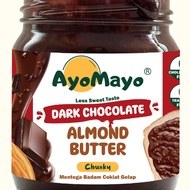 AyoMayo Dark Chocolate Almond Butter Chunky, 180g