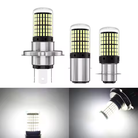 1pcs h4 led ba20d H6 p15d led lamp Motorcycle Headlight 6000K White H4 LED Headlamp Fog light Scoote