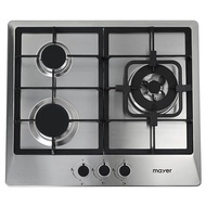 MAYER | MMSS633 (60CM) 3 BURNER STAINLESS STEEL GAS HOB