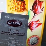 ยีสต์หมักไวน์ WINE YEAST LALVIN EC-1118 71B/71B-1122 K1V-1116 EXP:2028 หมดอายุ พ.ศ.2571