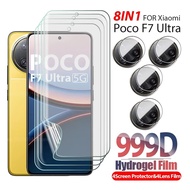8in1 For Xiaomi Poco F7 Ultra 5G Screen Protector Soft Hydrogel Film Poco F7 Ultra Poco F7 Pro F7Ult