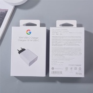 For Google 30W PD Fast Charger for Pixel 8/7/9 pro with USB C to USB C Cable EU/US/UK Power Wall Cha
