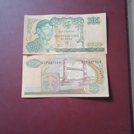 Uang kuno 25 Rupiah 1968 Jendral sudirman