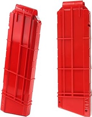BOROLA 2 Pack 12-Darts Quick Reload Clips Compatible for Nerf Ultra Series Magazine Toy Gun(Red)