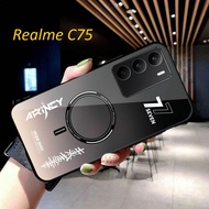 Softcase Glass Glossy For Realme C73 C75 C71 New 2024-Cassing hp Realme C73 C75 C71-Protective Case 