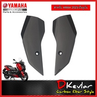 ขายึดบังโคลน YAMAHA  XMAX 2023  1 คู่ carbon XMAX 2023 ลายคาร์บอน  เคฟล่าxmax2023 คาร์บอนxmax2023 ca