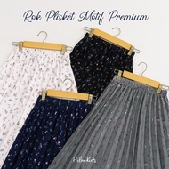 ROK PLISKET WANITA KOREAN STYLE ROK PLISKET MOTIF PREMIUM ROK PANJANG WANITA ROK OOTD WANITA FASHION