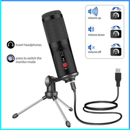 COD YICHUANG Microphone Condenser USB DJ Live Recording with Stand / mikrofon karaoke suara jernih y