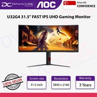 AOC U32G4 31.5" FAST IPS UHD Gaming Monitor -  4K@160HZ & FHD@320HZ