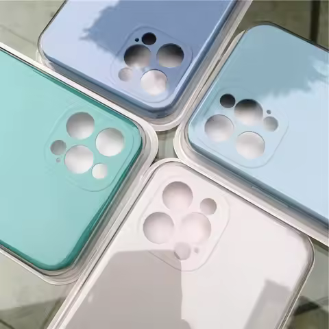 NEW 1:1 Phone Cases For iPhone 15 Pro Max 13 14 Pro Liquid Silicone Cases for iPhone 11 12 Pro Max C