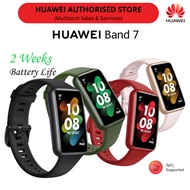 Huawei Band 7 Smartwatch 96+ Workout Mode 2 Weeks Durable Battery Life SpO2 Heartrate Sleep Notifica