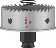 Bosch 1 x Pro Sheet Metal Power Change Plus Hole Saw (for Stainless Steel Sheets, Steel Sheets, Diam