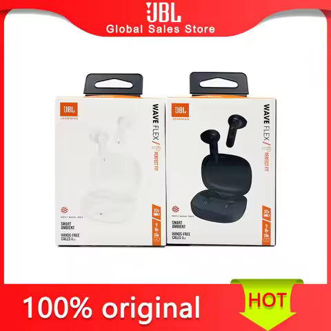 JBL WAVE FLEX True Wireless Bluetooth Headphones Semi-in-ear music headphones call noise cancellatio
