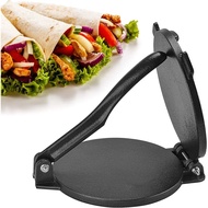 Cast Iron Tortilla Press Roti Maker - 6.5 inch Heavy Duty Tortillera Pataconera, Flour Tortilla Pres