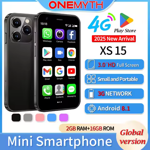 SOYES XS15 Mini Smartphone 3.0-inch HD Display 2GB RAM 16GB ROM Dual SIM Standby Game Store Android 