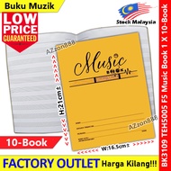 【10-Book】Music Book Five-line Music Practice Book Music Class Book 5-line 5-line  - BK3190
