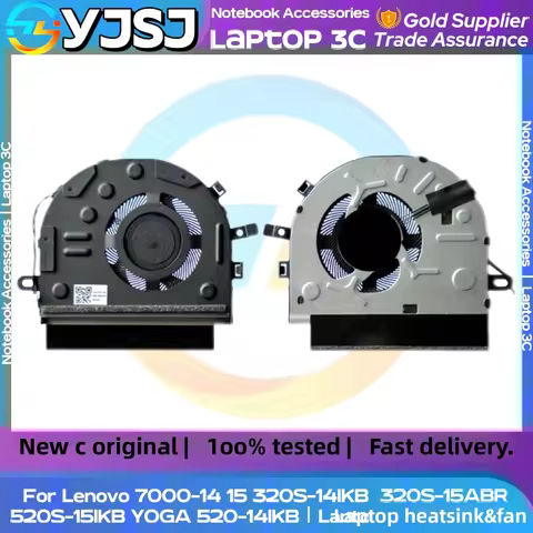New Original Laptop CPU Cooling Fan For Lenovo IdeaPad 320S-14IKB 320S-15ABR 520S-15IKB YOGA 520-14I