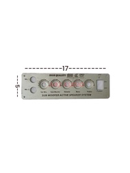 panel besi speaker sub woofer aktif
