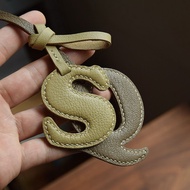 Handcrafted Letter Bag Charm - Personalized Bag Charm & Letter Keychain & Personalized Keychain & Al