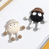 Creative Coal Ball Shoes Accessories - Decorative Large Eyelet Buckles & Fuzzy Laces | Unique DIY De