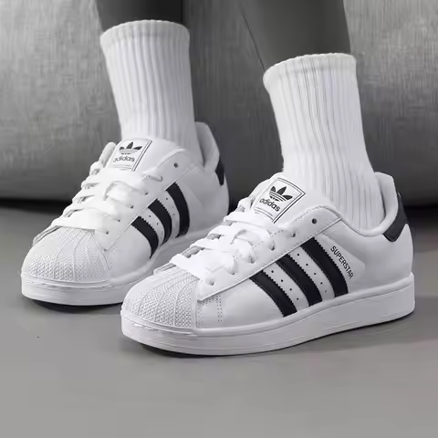 Originals Superstar Adidas Low Top Sneakers Classic Black White Shell Toe Casual Shoes IH8659