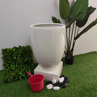 Pasu Tempayan Fiber indoor & outdoor garden Boleh buat tadahan air dalam bilik air.