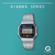 CASIO A168WA-1W / A168WA-1 / A168WA DIGITAL RETRO WATCH 100% ORIGINAL