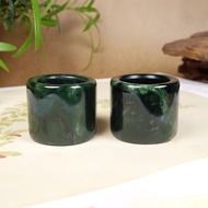 Yao Wang Stone Finger Ring Men's Vintage Finger Ring Thumb Blue and White Finger Ring Supply JW2D