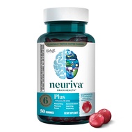 NEURIVA Plus Brain Supplement for Memory,Focus & Concentration+Cognitive Function with Vitamins B6 &