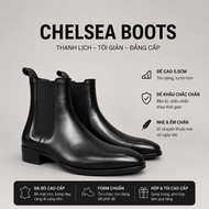 (Wrinkle-Free Shoes) Classic Dustino Men's Chelsea Boots, Local Brand Wrinkle-Free Men's Boots Chels