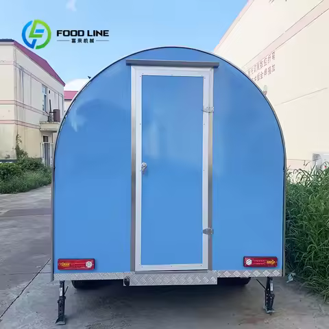 Food Cart Trailer 3 Wheel Motorcycle Food Trailer with Seating Food Trailer Mini Electric Trike