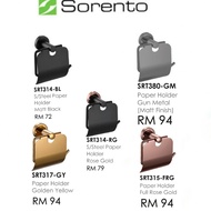 Sorento Toilet Paper Holder Stainless Steel SRT314-BLSRT380-GM SRT315-FRG SRT317-GY SRT214-RG
