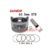 【Steady Goods】 Motorcycle 63.5 mm Piston 15 mm Pin Ring For ZONGSHEN200 LONGXIN200 LIFAN200 CG196 CG