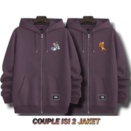ZEYA Couple Zipper Jacket Couple Zipper Jacket/ 2 pcs Couple Zipper Hoodie Couple Zipper Jacket/ Lat