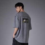 CACO-Double One Wash Water Style Short T-Men Women Share Wear [J1JU001]