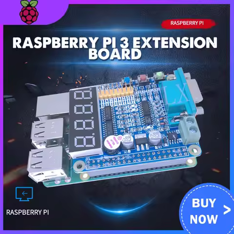 Raspberry Pi GPIO Expension Board GPIO-232 LED Nixie Tube 485 232 UART Keys Multifunction GPIO Exten