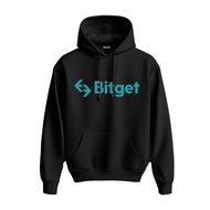 Hoodie Bitget Crypto BGB Sweater Fleece Hoodie Black Black Cloth