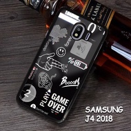 032 Case Samsung J4 2018 Latest Fashion Case Casing hp Case Softcase Hardcase Back Protector 2D Glos