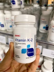 美國GNC 天然維生素 K-2 100mcg 60粒軟膠囊（menaquinone-7，維他命K2）048107177010